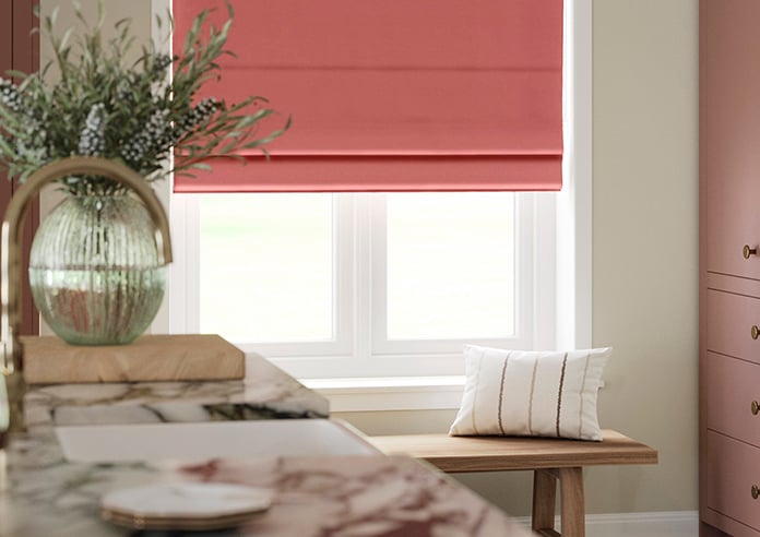 Norleigh, Strawberry - Twist&Fit Roman Blind - Image 5